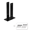 PLUS Pergola Cubic avec clôture Tokyo, noir RAL 9005, L x P x H 3870 x 3870 x 2170 mm