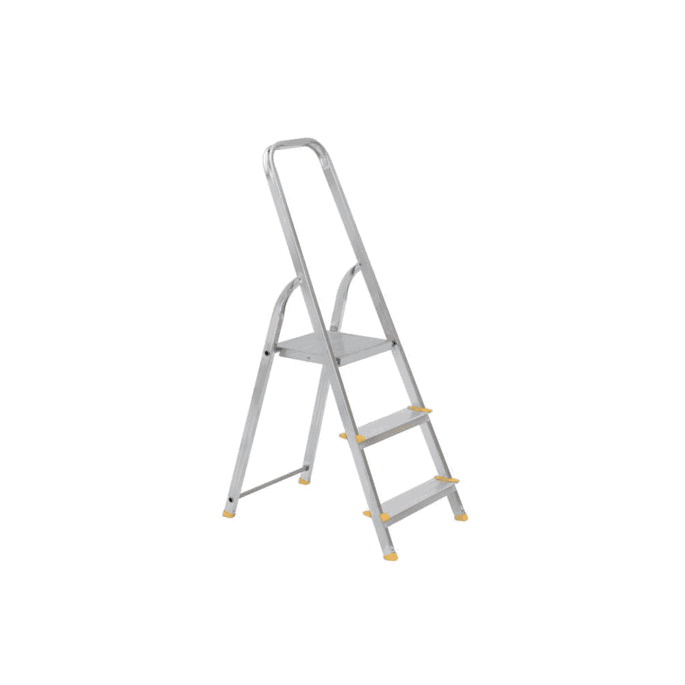 Escabeau ménager avec plate-forme, 3 marches