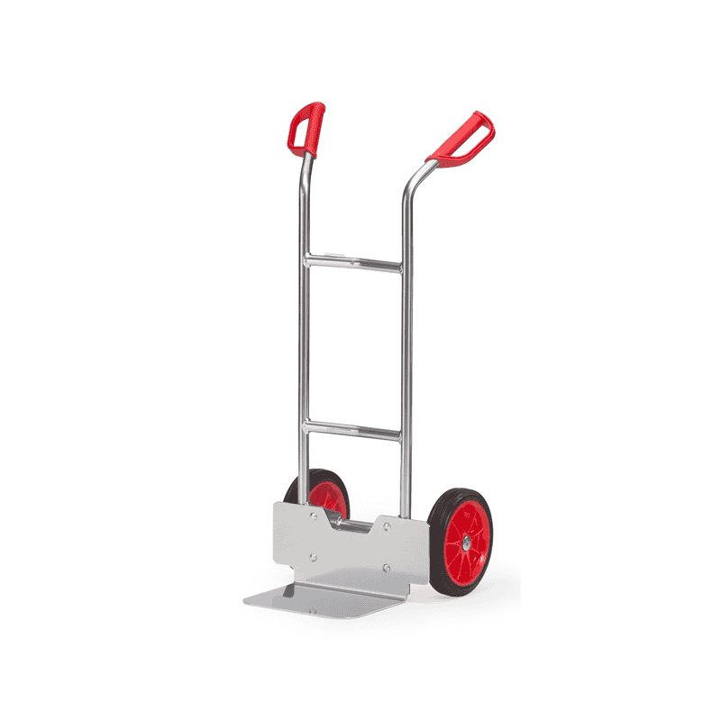 Fetra Alu-Stapelkarre, 150 kg Tragkraft, Höhe 1150 mm, Standardschaufel