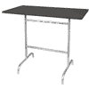 Schaffner Table de bar SÄNTIS, table haute en acier résistant aux intempéries, en divers modèles