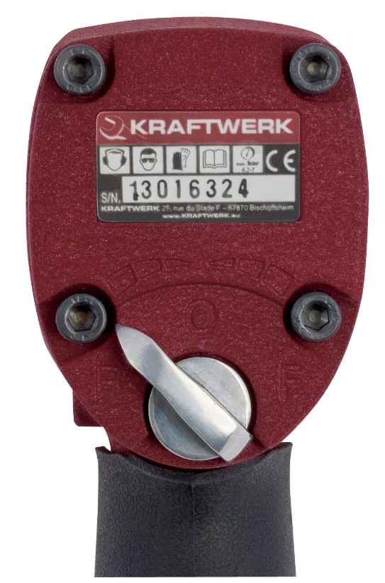 KRAFTWERK PRO LINE Druckluft-Schlagschrauber 1/2", 744 Nm, 3-stufig einstellbar, Aluminiumgehäuse