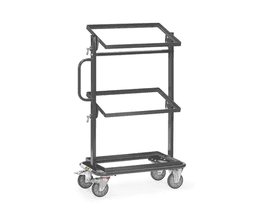 Fetra ESD-Beistellwagen mit und ohne Plattform, neigbar, 821 x 455 x 1178 mm