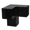 PLUS Pergola Daylife aus Holz, Schwarz RAL 9005, Modell 5, BxTxH 1980 x 1980 x 2180 mm