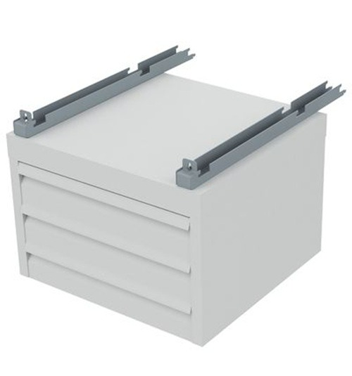 Bedrunka+Hirth Träger für Hängeschränke, für ergoliner® - Tischtiefe 600/750/900 mm