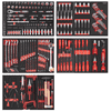 KRAFTWERK PRO LINE Chariot d'atelier PT800 7 tiroirs avec PB, outils inclus, 290 pièces