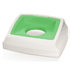 Couvercle en plastique, accessoire pour corbeille en plastique sans couvercle 50 l, en diverses couleurs