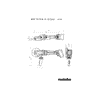 Metabo Meuleuse d'angle à tête plate à batterie WVBF 18 LTX BL 15-125 Quick, 18 V (Solo) avec metaBOX 165 L