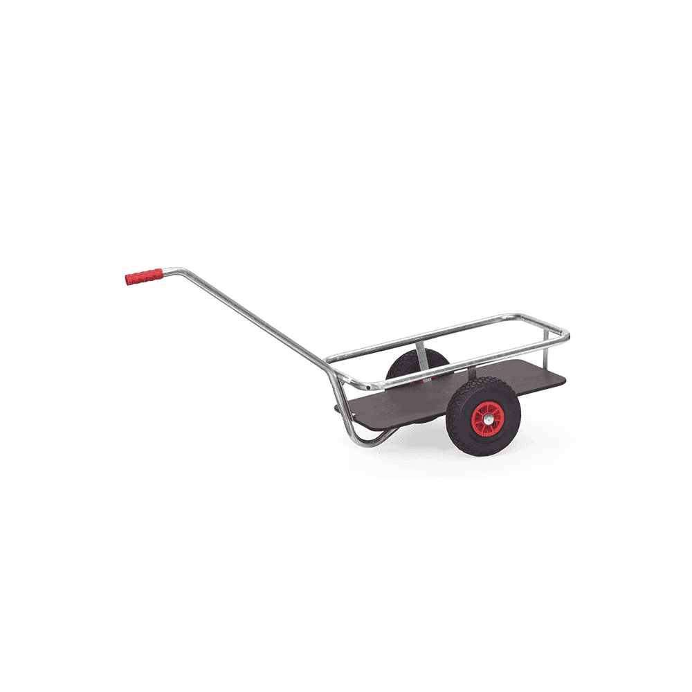 Fetra Handwagen feuerverzinkt für den Aussenbereich, Plattform 690 x 356 mm