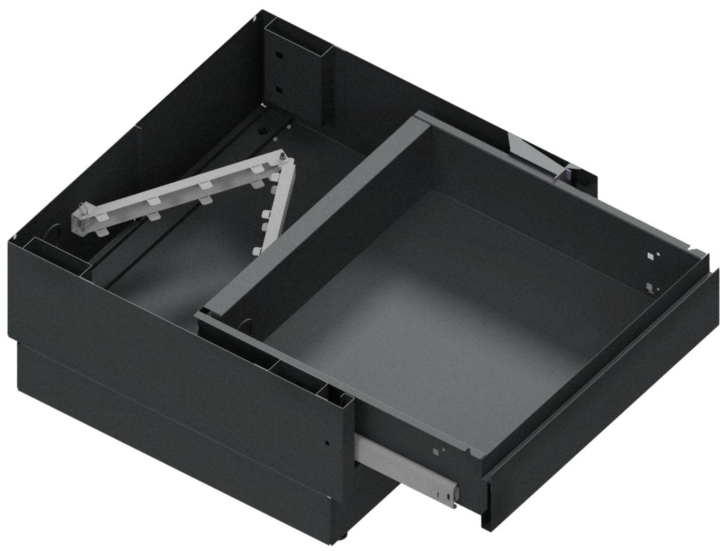 KRAFTWERK MOBILIO PRO LINE Schubladenschrank, 5 Schubladen, BxTxH 715 x 697 x 937 mm