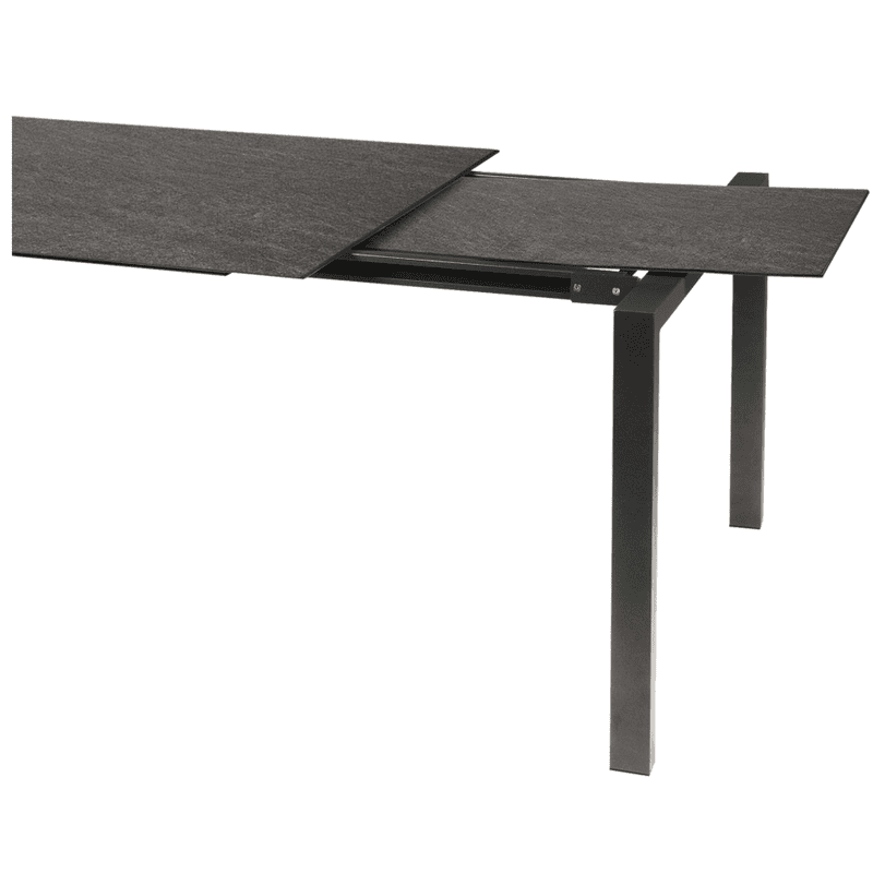 Schaffner Table de jardin LUZERN, extensible, plateau en fibre de verre, disponible en plusieurs versions