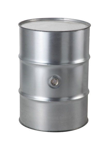 Metallfass mit 1 Stopfen im Mantel - für flüssige Stoffe, Ø 595 mm