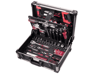 KRAFTWERK PRO LINE Profi-Alu-Werkzeugkoffer KW PB HT, 263-teilig