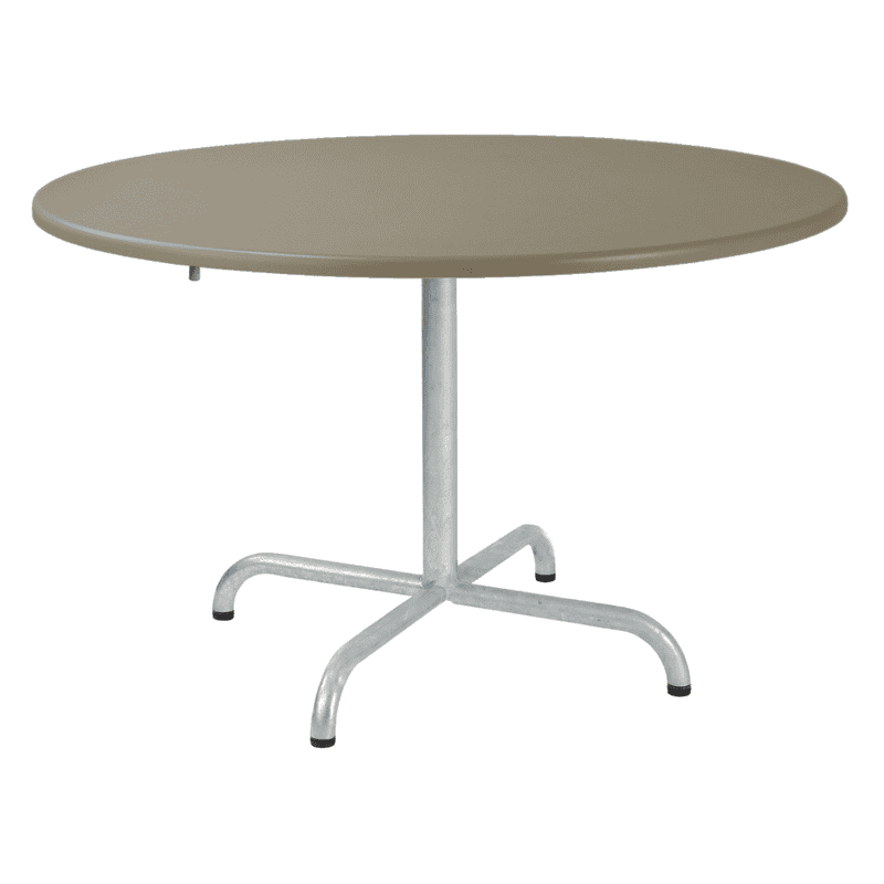 Schaffner Table de salon Davos, ronde, résistante aux intempéries et rabattable, en diverses exécutions