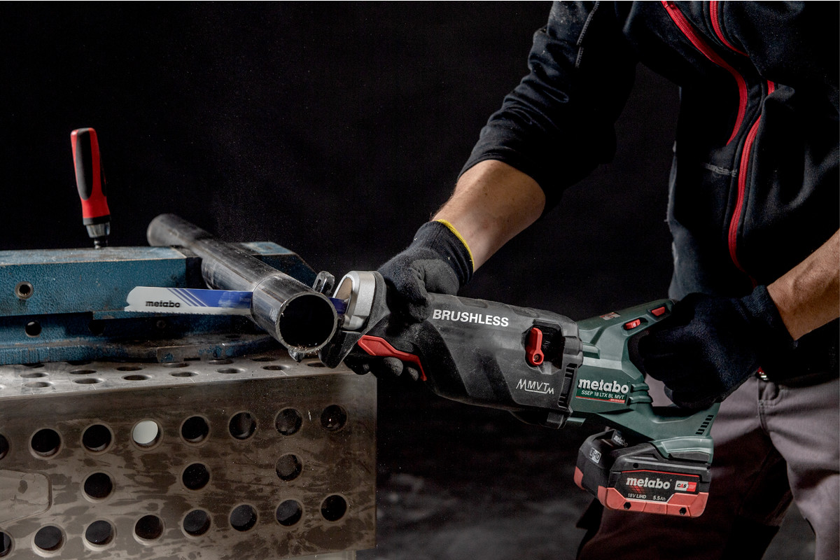 Metabo Akku-Säbelsäge SSEP 18 LTX BL MVT, 18 V in drei Ausführungen