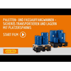 PE-Palettenauffangwanne 425/4e für 2 Europaletten längs