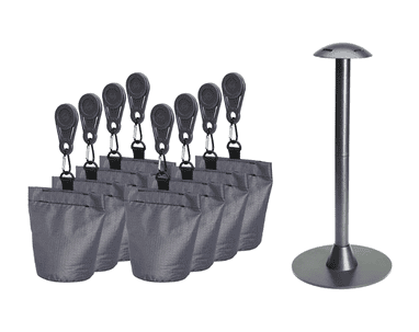 Platinum AeroCover Ensemble de supports pour housses de protection 7810, ensemble avec 8 sacs de sable et support