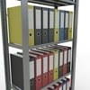 Schulte Büro- und Archivregale Stecksystem MULTIplus85, einseitig nutzbar