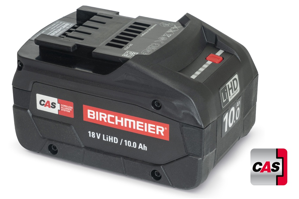 Birchmeier Li-Power / LiHD Akkupack 18 V zu CAS-Akkusystem, fünf Varianten