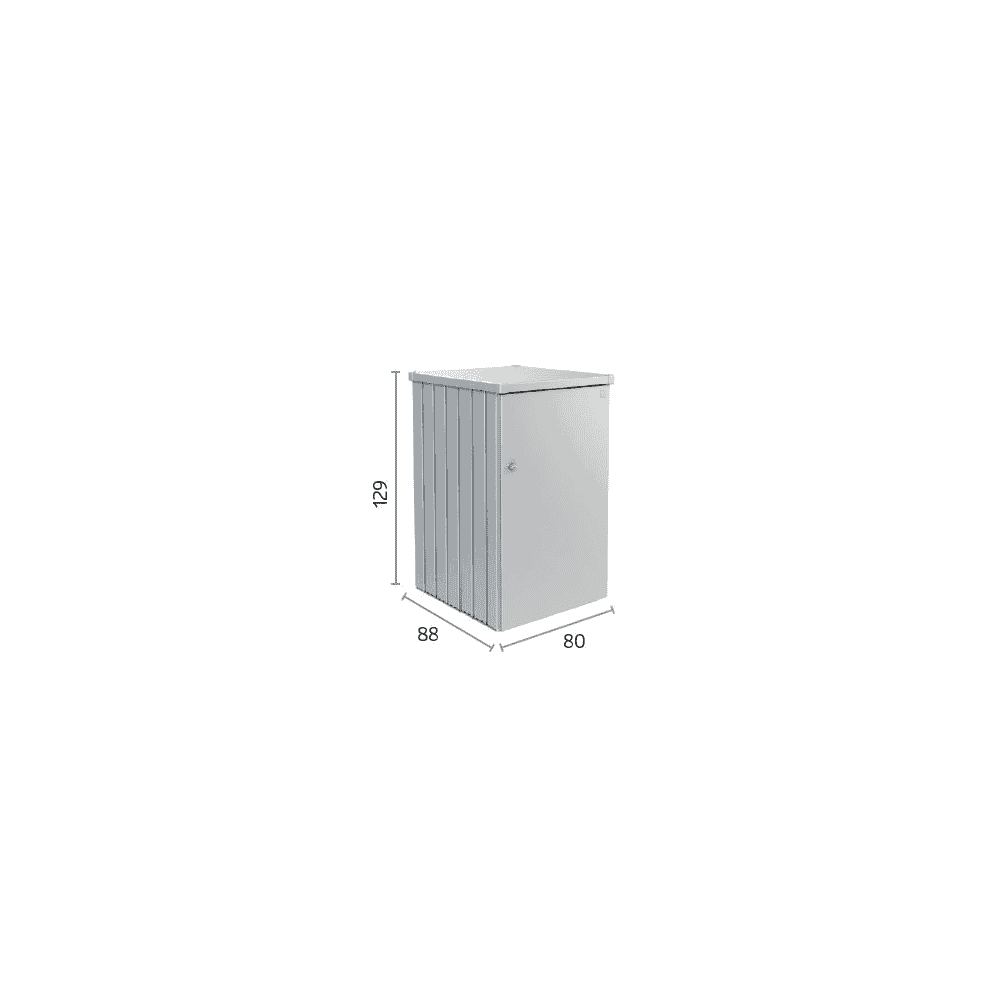 Modulare Mülltonnenbox ALEX®, diverse Farben, 800 x 880 x 1290 mm
