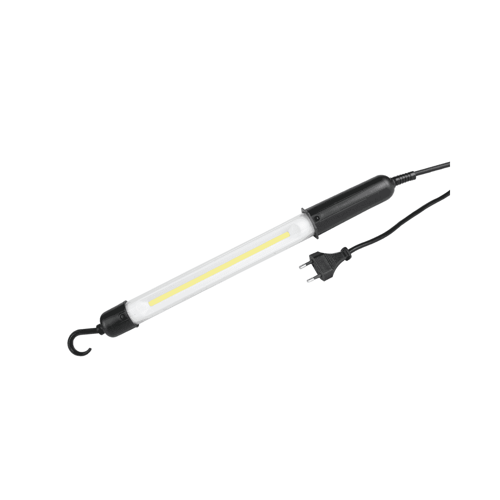 Steffen LED-Handlampe WORKLIGHT 4.8 W, 300 lm, 6500K, IP20, 3 m Kabel, schwarz/transparent
