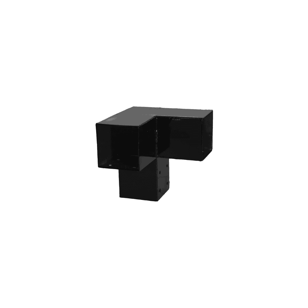 PLUS Arche à roses avec treillis, noir RAL 9005, L x L x H 1980 x 1080 x 2080 mm