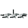 Metabo Winkelschleifer Set WE 2200-230, 2200 Watt, mit Kunststoffkoffer und 2 Diamanttrennscheiben