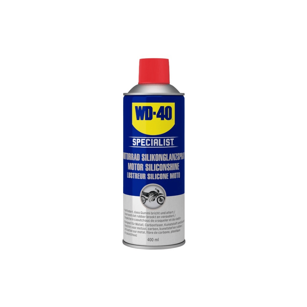 WD-40 Spray brillant au silicone Specialist pour motos, contenance 400 ml