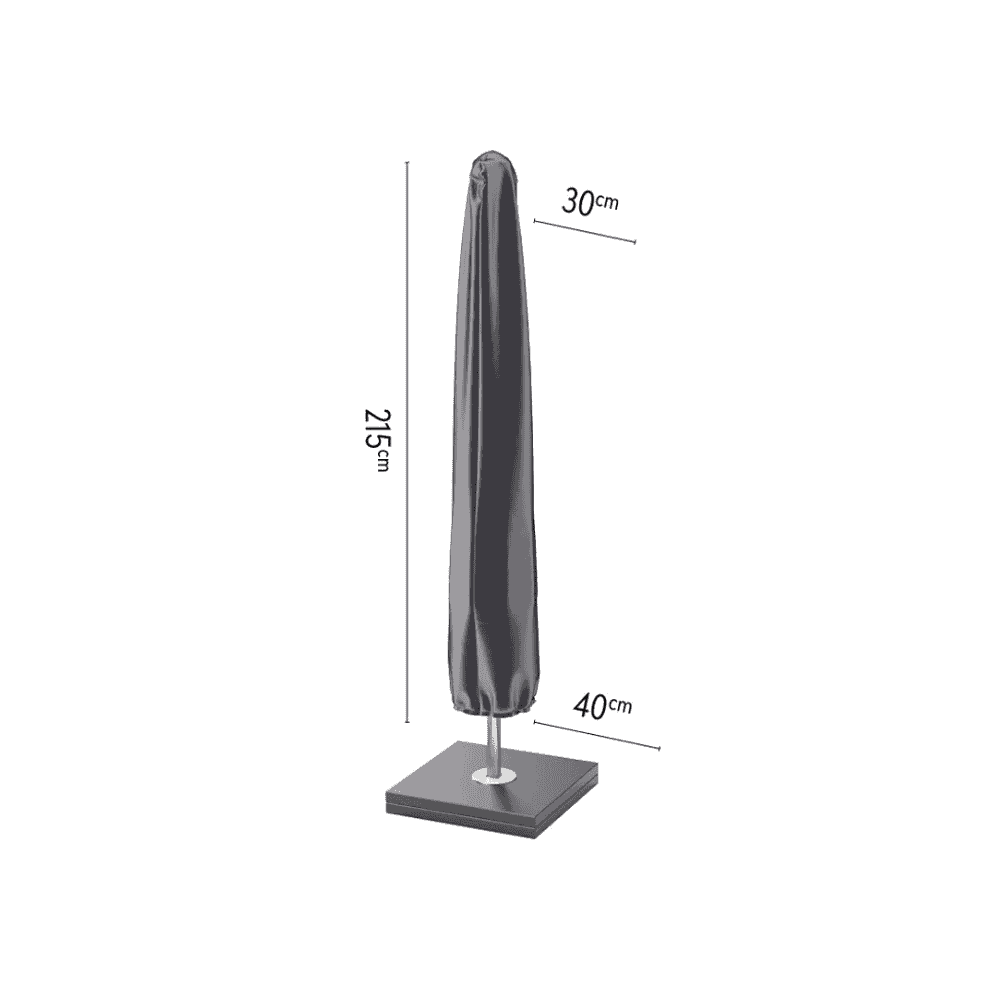Platinum AeroCover Schutzhülle für Sonnenschirme mit Mittelmast, Höhe 2150 mm, Durchmesser 300/400 mm