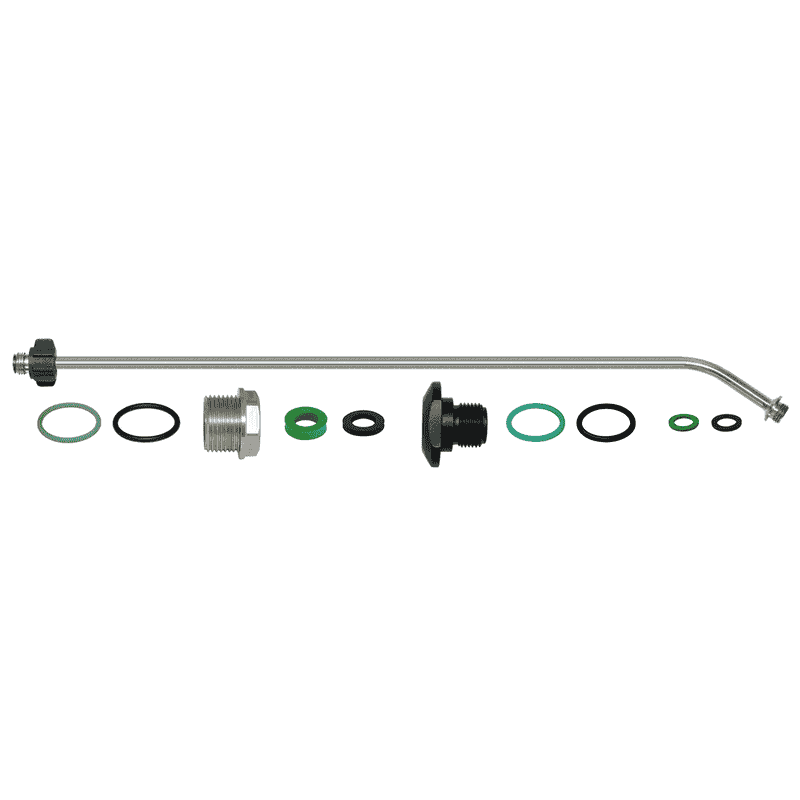 Birchmeier Verlängerungs-Set, 50 cm gebogenes Edelstahl‑Schaumrohr - Zubehör zu Foam-Matic 5 E und 5 P