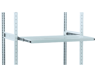 Schulte Rayons extensibles à intégrer dans les rayonnages modulaires MULTIplus, en diverses versions