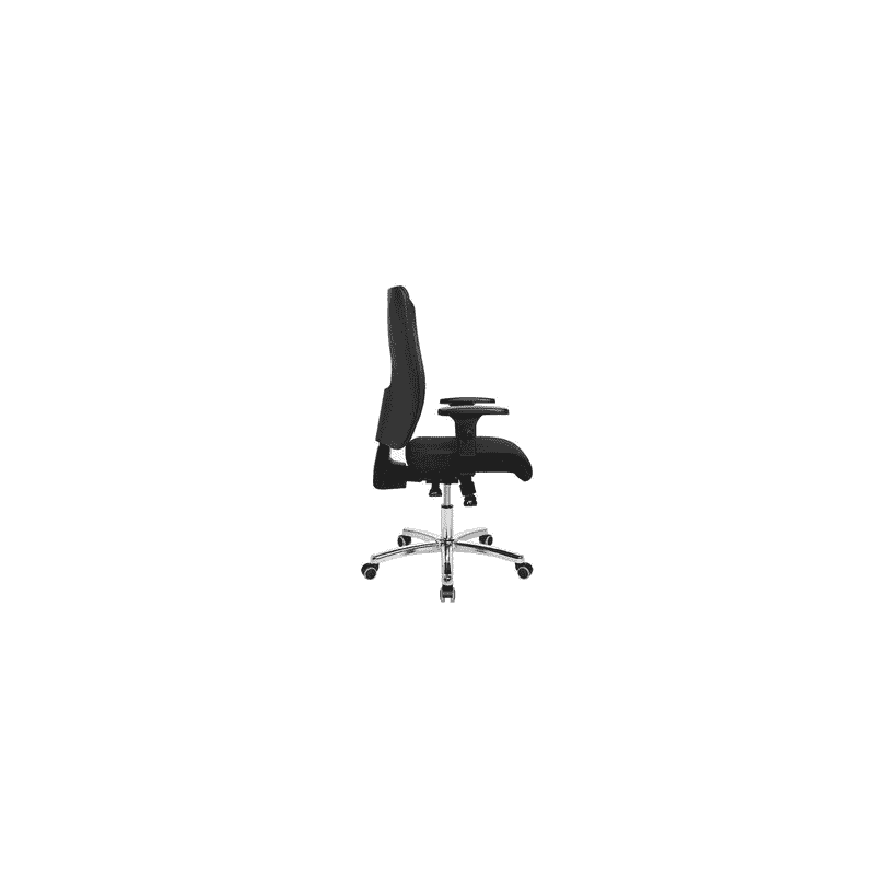 Chaise de bureau Topstar Open X avec dossier en résille et accoudoirs, noir