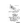 Metabo Kappsäge KGS 216 M, mit Zugfunktion, 1200 Watt