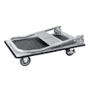 Plattformwagen, Tragkraft 150 Kg, Anthrazit, LxBxH 740 x 470 x 820 mm