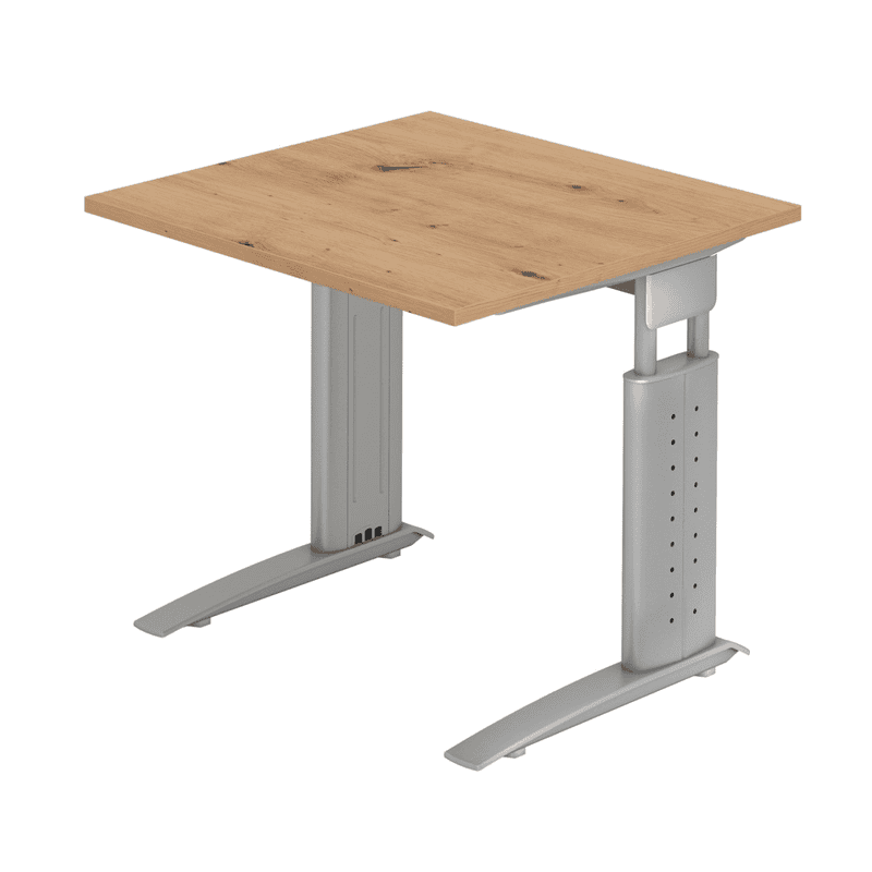 Table de bureau Glarus, réglable en hauteur mécaniquement, en divers modèles