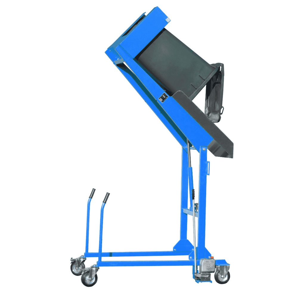 Mülltonnen-Kippwagen mit Handpumpe, in diversen Farben