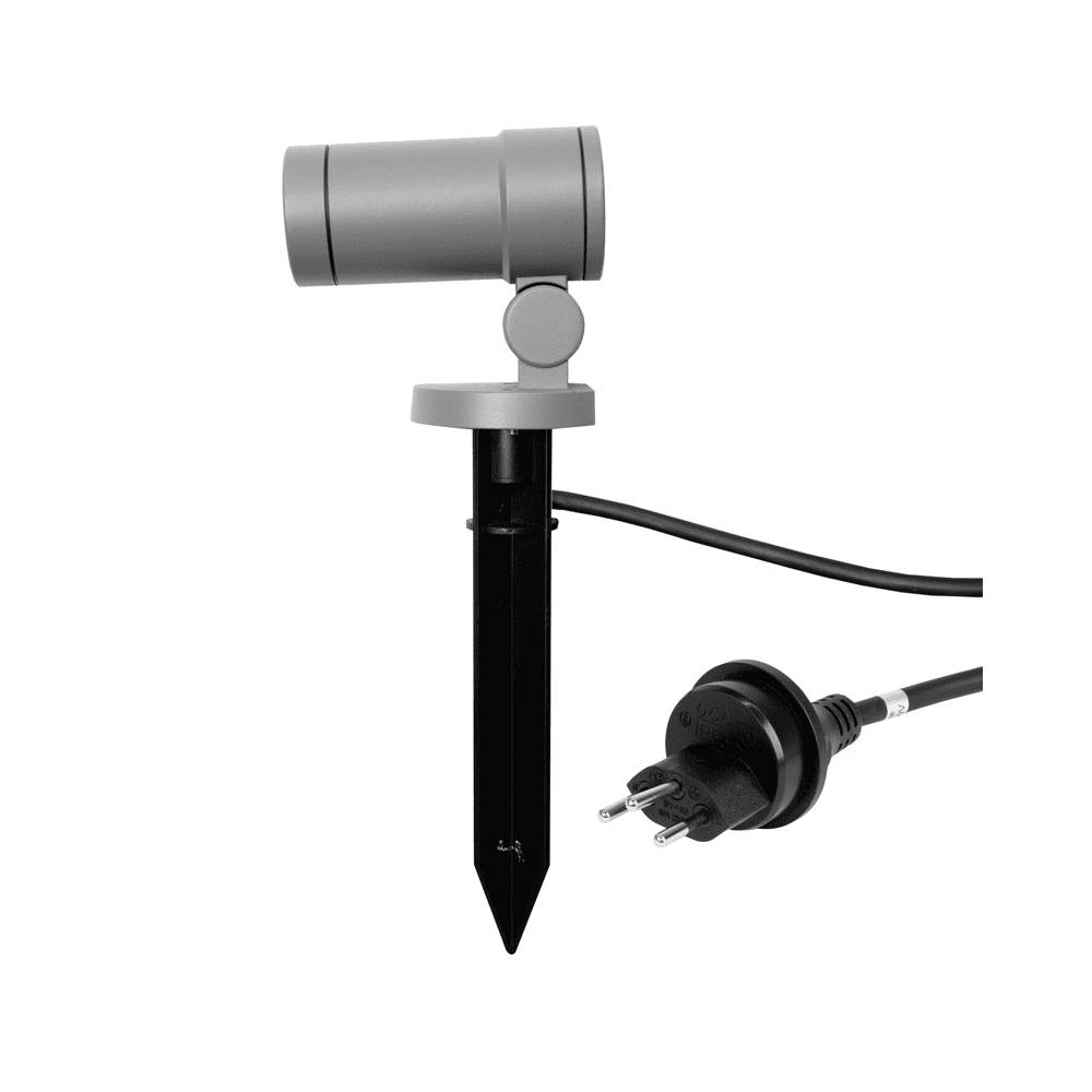 Steffen GardenLine Spot mit LED-Lampe 7.2 W, 667lm, 3000K, H05RN-F 3G1mm², Stecker T13