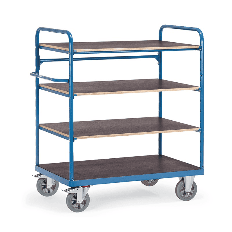 Fetra Etagenwagen, 1200 kg Tragkraft, 4 Etagen, 1583 mm hoch