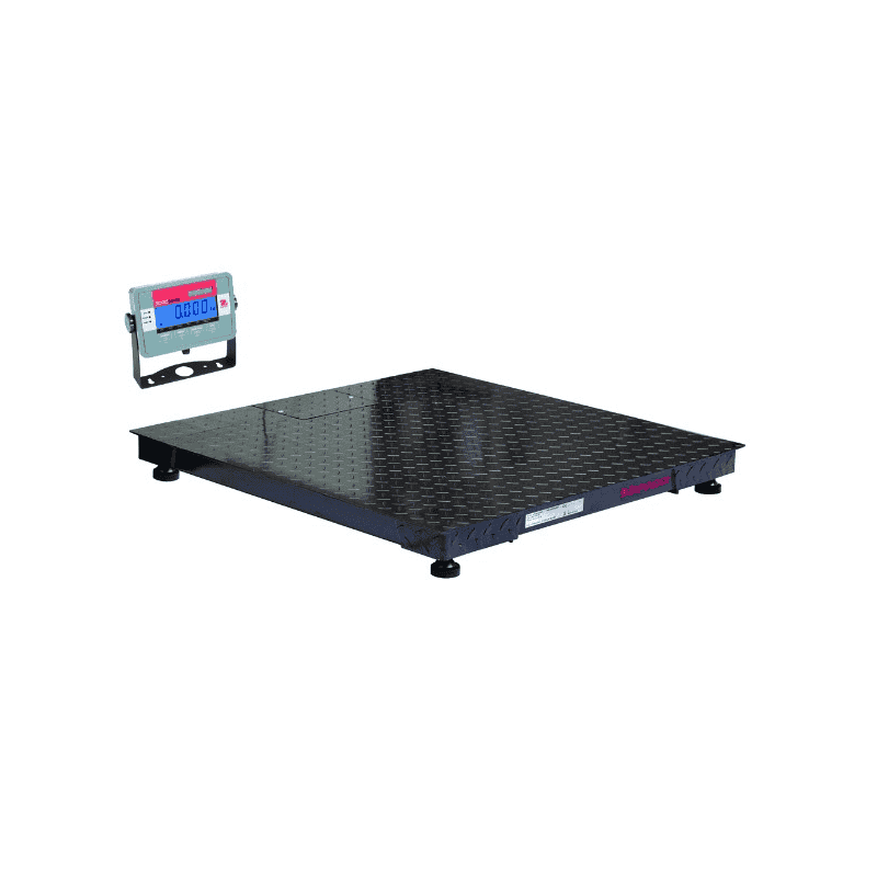 Balance au sol / Balance pour palettes, capacité 1500 kg, 1250 x 1250 mm