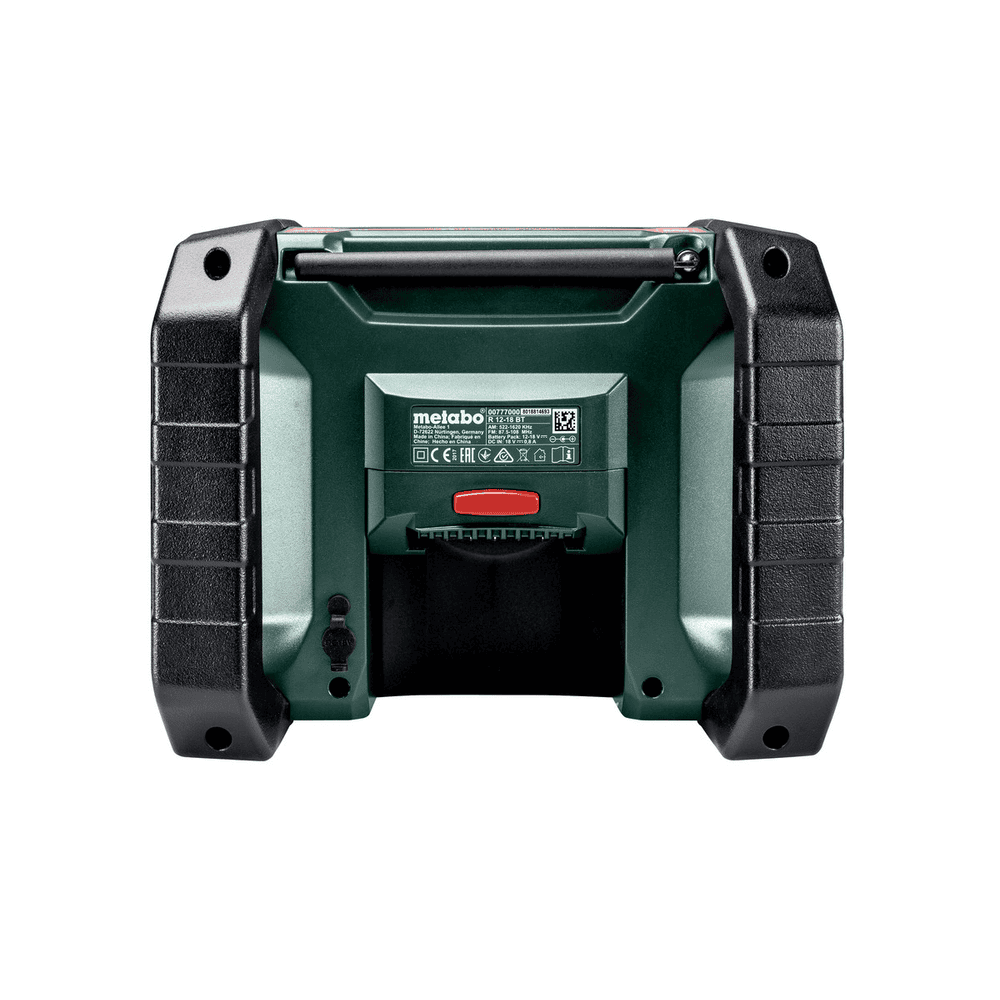 Metabo Akku-Baustellenradio R 12 - 18 DAB+ BT, 12 - 18 V, ohne Akku