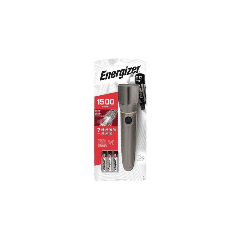 Taschenlampe Energizer Vision Metal 6AA, LED, Betriebszeit 4 h, Batteriebetrieben