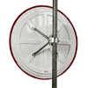Miroir routier TM-I avec cadre rouge