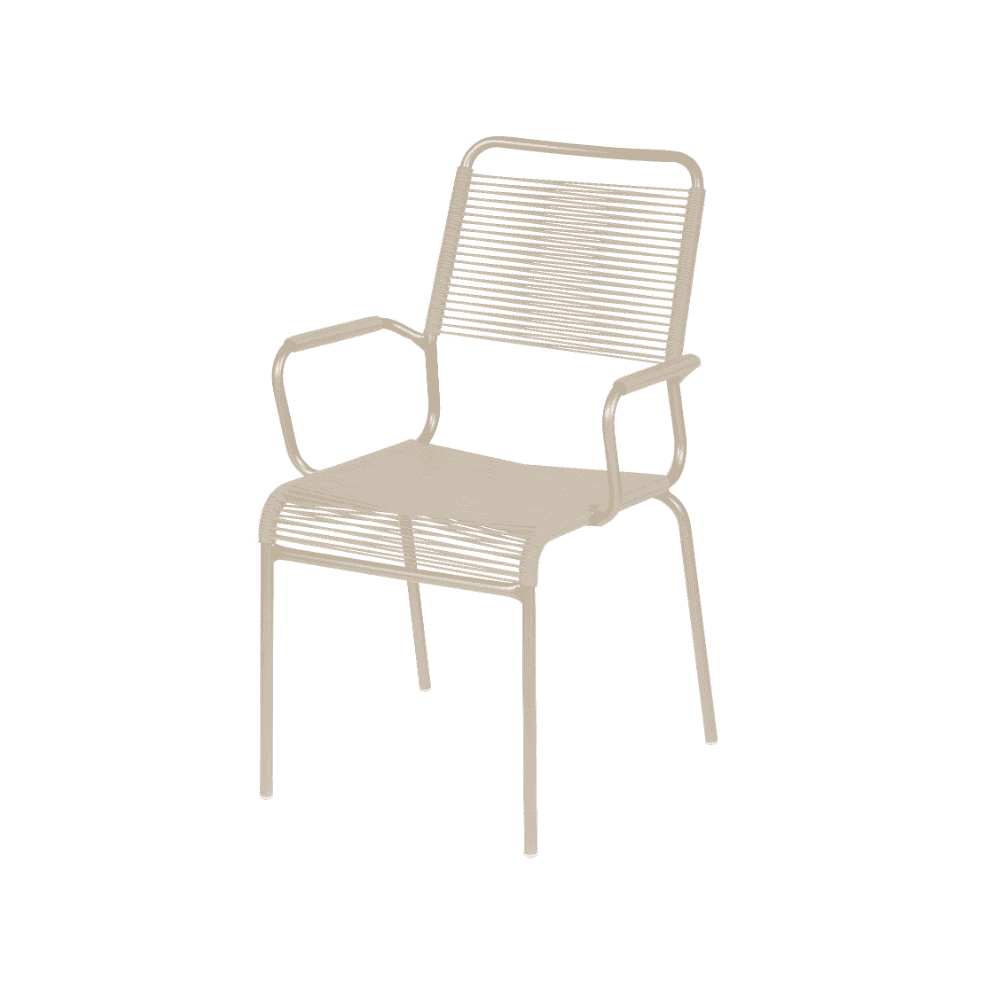Schaffner RIGI Chaise de jardin spaghetti, galvanisée et revêtue par poudre, en diverses exécutions