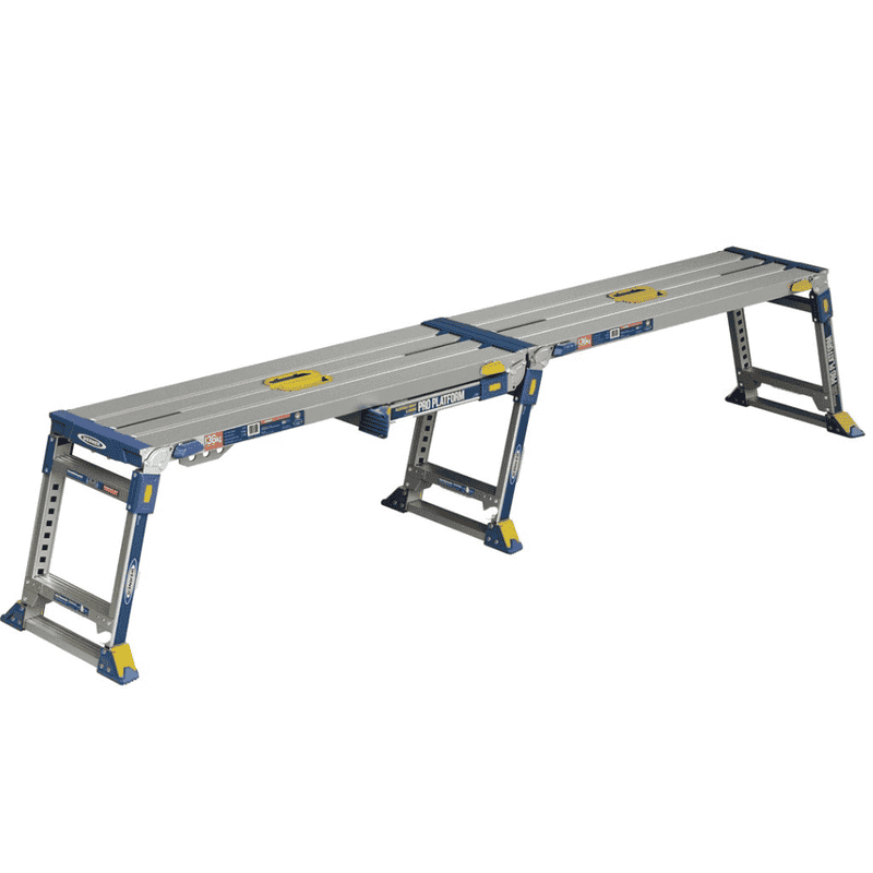 Pro Arbeitsplattform aus Aluminium, klappbar, Tragfähigkeit 150 kg