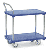 Fetra Kunststoff-Tischwagen mit zwei Böden, 815 x 540 x 890 mm