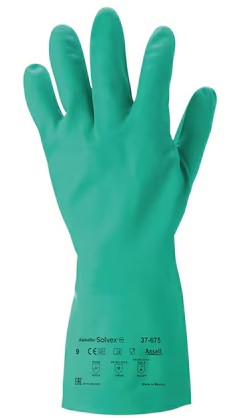 Chemikalienschutzhandschuhe Ansell AlphaTec 37-675, EN374 JKL, Packung à 12 Paar