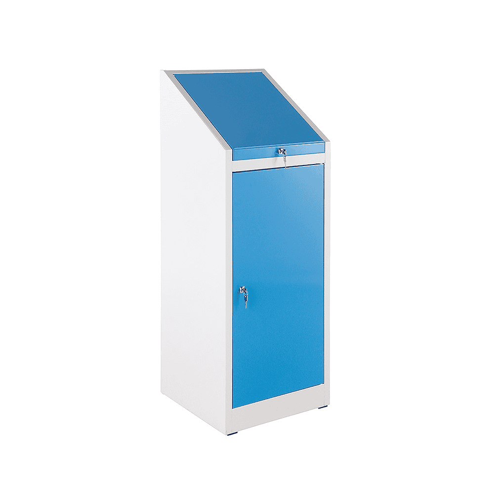 Stehpult, praktisches Werkstattpult, wahlweise mit Räder und Schublade, kompakte Abmessungen 500 x 500 mm, belastbar bis 200 kg