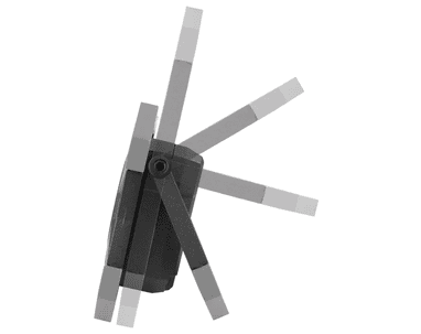 Steffen LED Akku-Arbeitsstrahler 25 W, 3'000 lm, 6500 K, 3-stufig dimmbar, IP54, schwarz/grau
