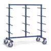 Tragarmwagen, zweiseitig, Tragkraft 500 kg, mit PVC-Schlauch überzogen