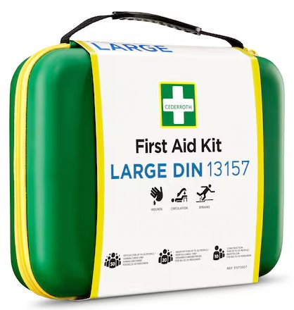Trousse de premiers secours grande, Cederroth 51011007, DIN 13157, L x H x P 310 x 247 x 80 mm