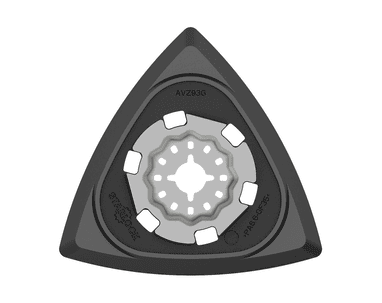Metabo Dreieckschleifplatte "Starlock" - Ø 93 mm mit Kletthaftung